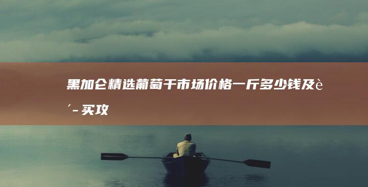 黑加仑精选葡萄干市场价格：一斤多少钱及购买攻略